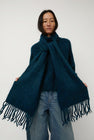 Sayaka Davis Brushed Mohair Scarf in Midnight Blue