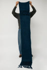 Sayaka Davis Brushed Mohair Scarf in Midnight Blue