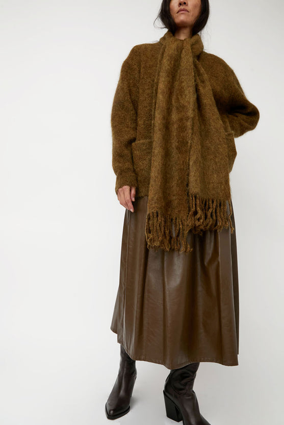 Sayaka Davis Brushed Mohair Scarf in Spices