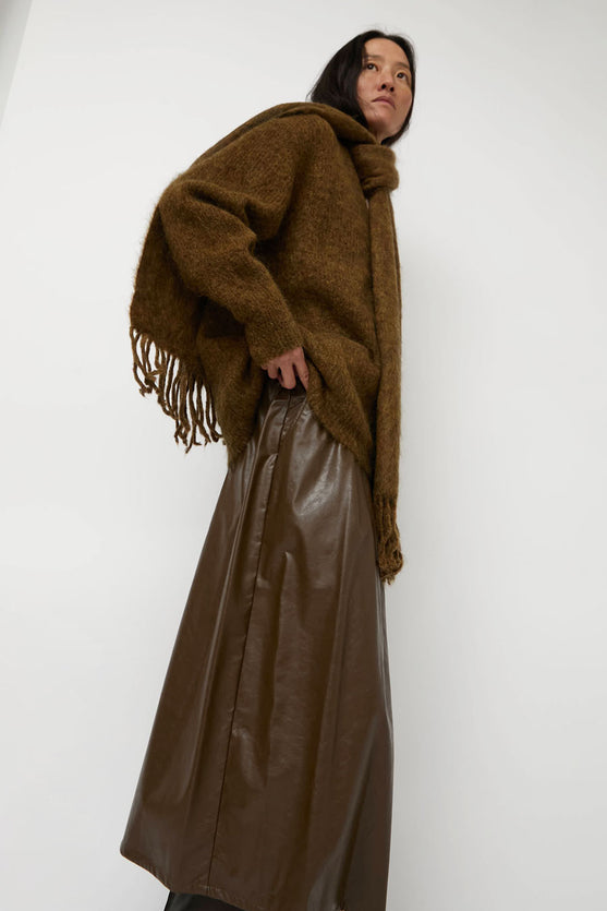 Sayaka Davis Brushed Mohair Scarf in Spices