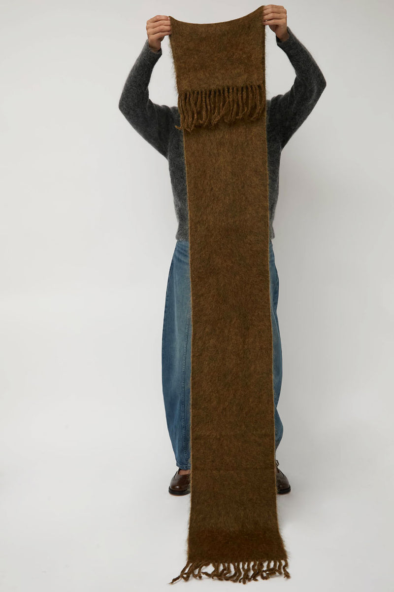 Sayaka Davis Brushed Mohair Scarf in Spices