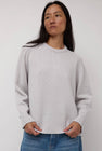 Sayaka Davis Crewneck Pullover in Ice Gray