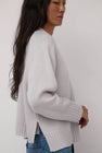 Sayaka Davis Crewneck Pullover in Ice Gray