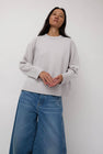 Sayaka Davis Crewneck Pullover in Ice Gray