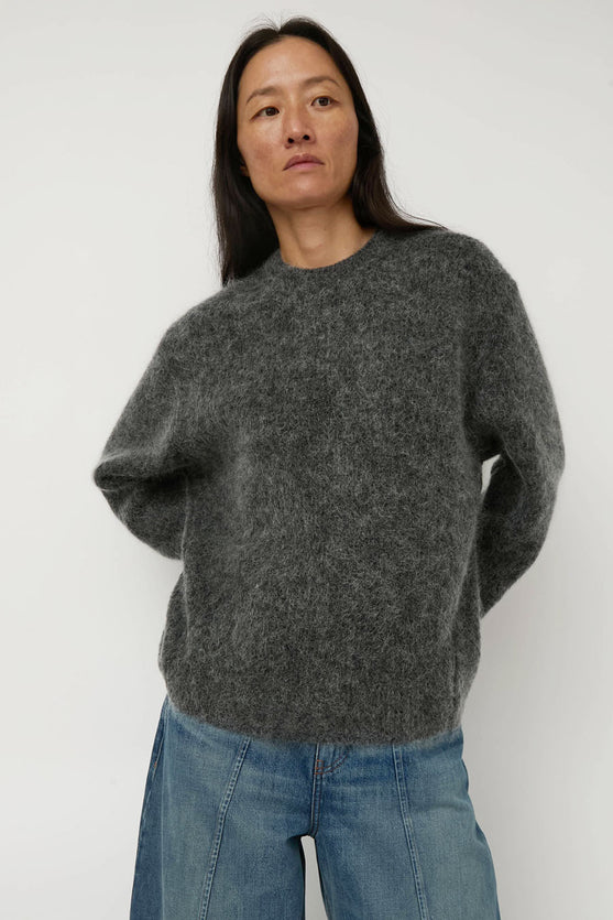Sayaka Davis Mohair Pullover in Charcoal