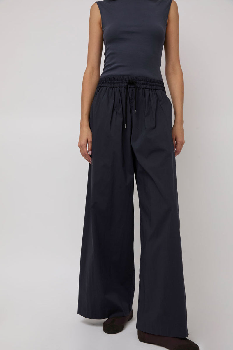 St. Agni Everyday Drawstring Pants in Dark Ink