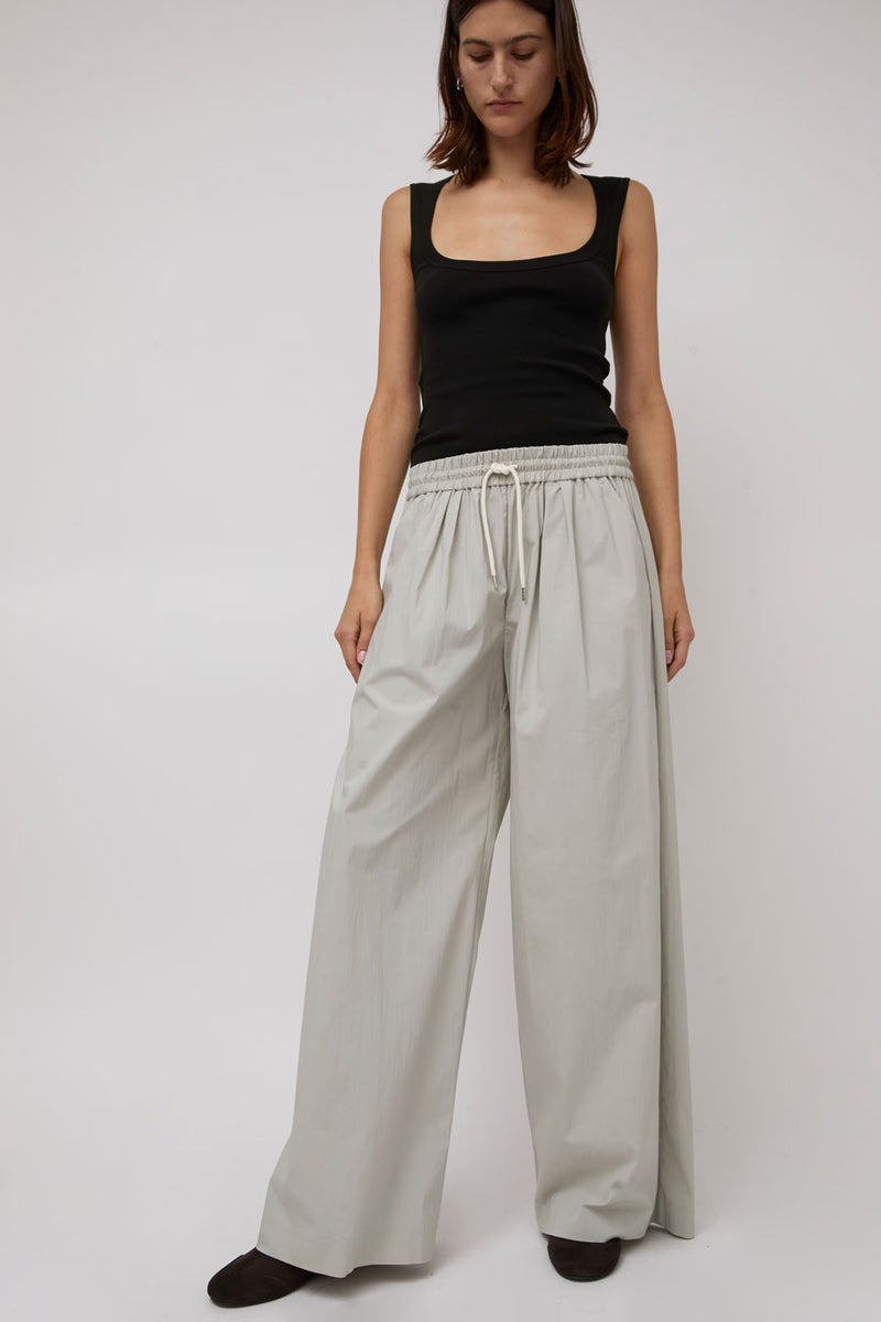 St. Agni Everyday Drawstring Pants in Silver