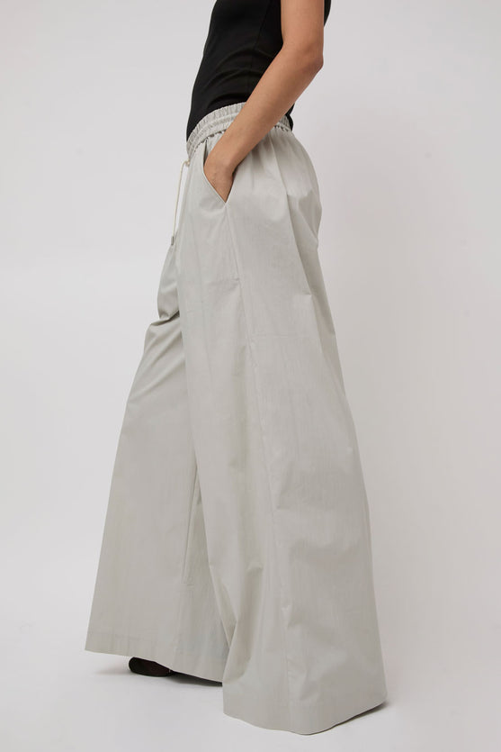 St. Agni Everyday Drawstring Pants in Silver