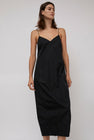 St. Agni Paper Taffeta Cocoon Dress in Black