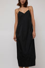 St. Agni Paper Taffeta Cocoon Dress in Black