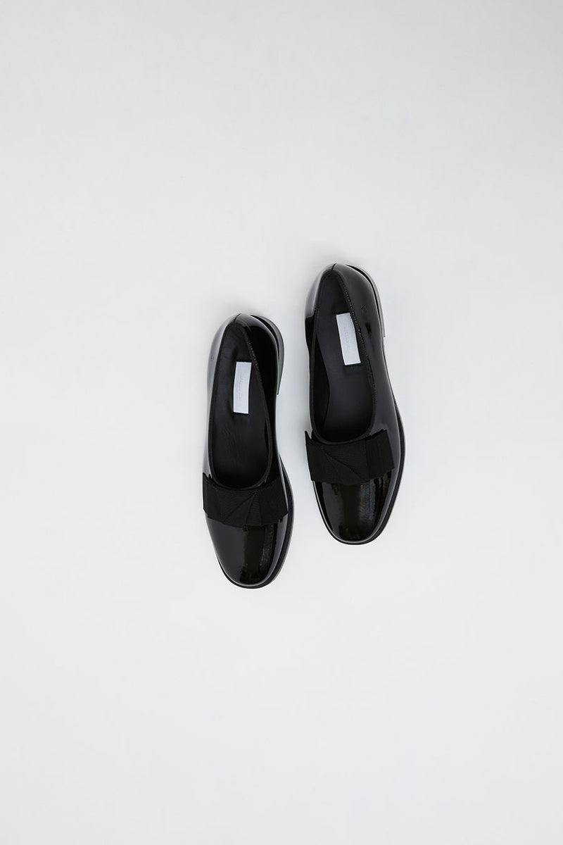 Suzanne Rae Opera Shoe in Black Patent
