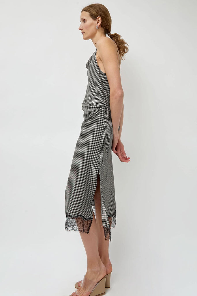 houndstooth dress Tanaka Slip Dress in Houndstooth – No.6 Store