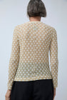 Tanaka Flower Long Sleeve Tee in Cream