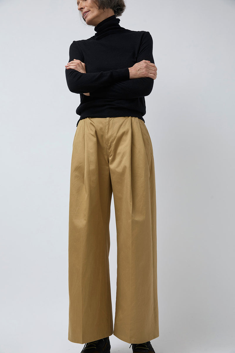 Tanaka Hakama Trousers in Beige