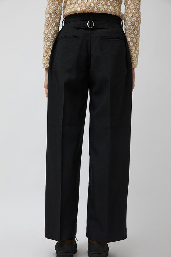 Tanaka Hakama Trousers in Black