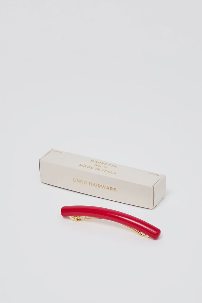Undo Hairware Barrette in Rosso – No.6 Store