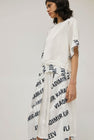 Vladimir Karaleev Layer Tee in Logo Print