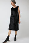 Vladimir Karaleev Nic Dress in Black Velvet