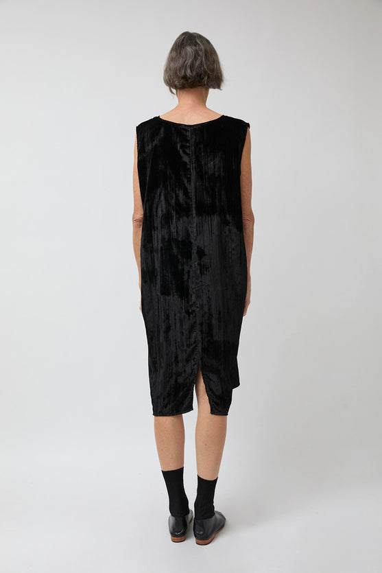Vladimir Karaleev Nic Dress in Black Velvet