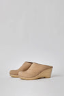No.6 New School Clog on Wedge in Bone