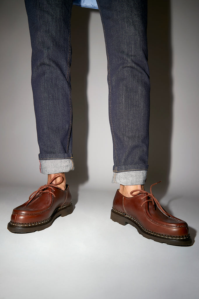Paraboot Michael ハラコ 41 Paraboot Michael Shoe in Lisse Marron – No.6 Store