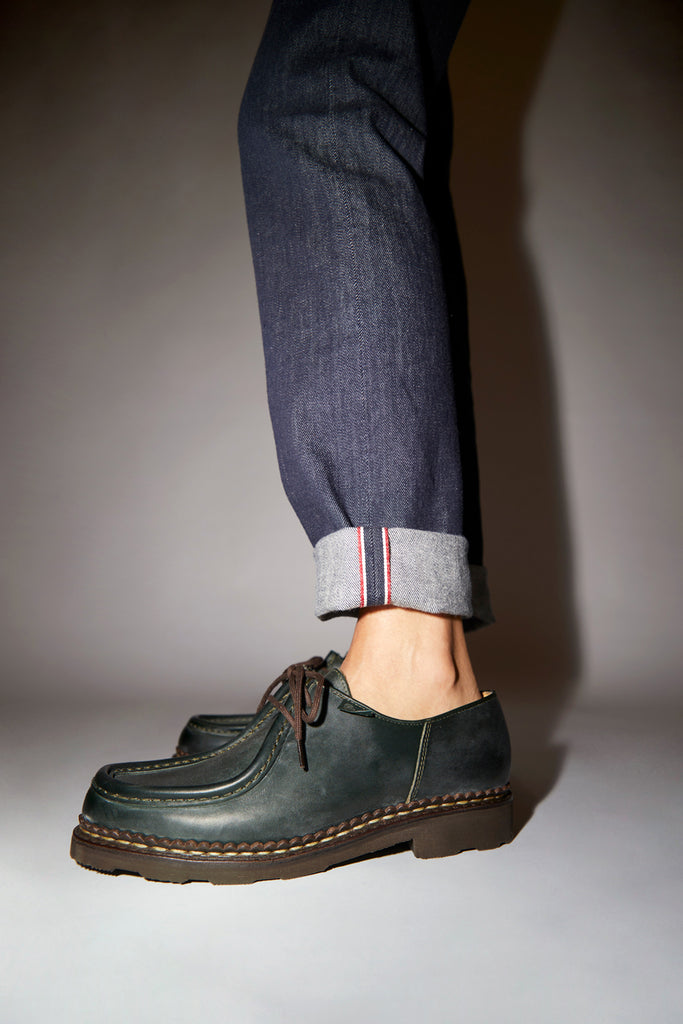 ゆー坊　　　　　　　　　　　　　　　　　　Paraboot MICHAEL Michael Lace Up Shoe in Lisse Vert