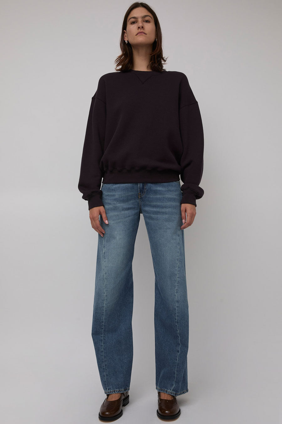 6397 Big Twisted Seam Jean in Soft Mid Blue