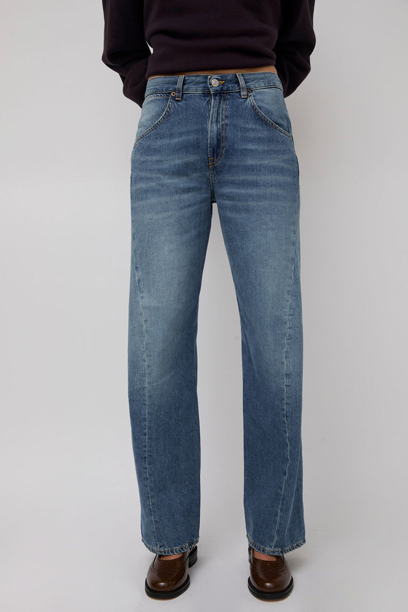 6397 Big Twisted Seam Jean in Soft Mid Blue