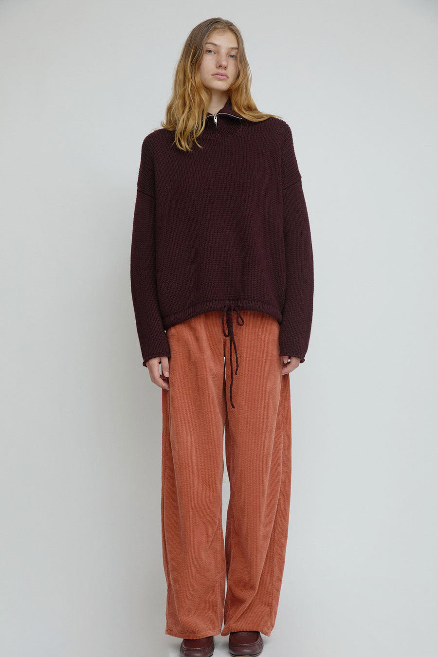 6397 Corduroy Roomy Jean in Amaro