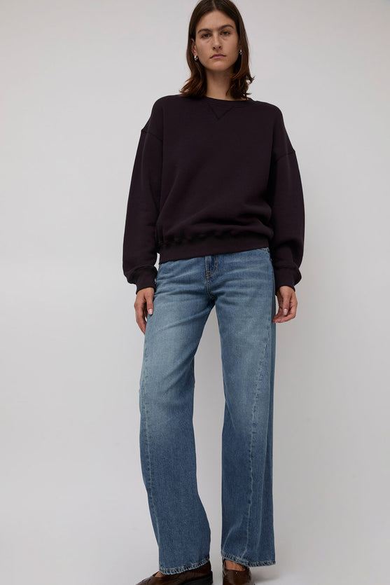 6397 Deb Sweatshirt in Deep Purple