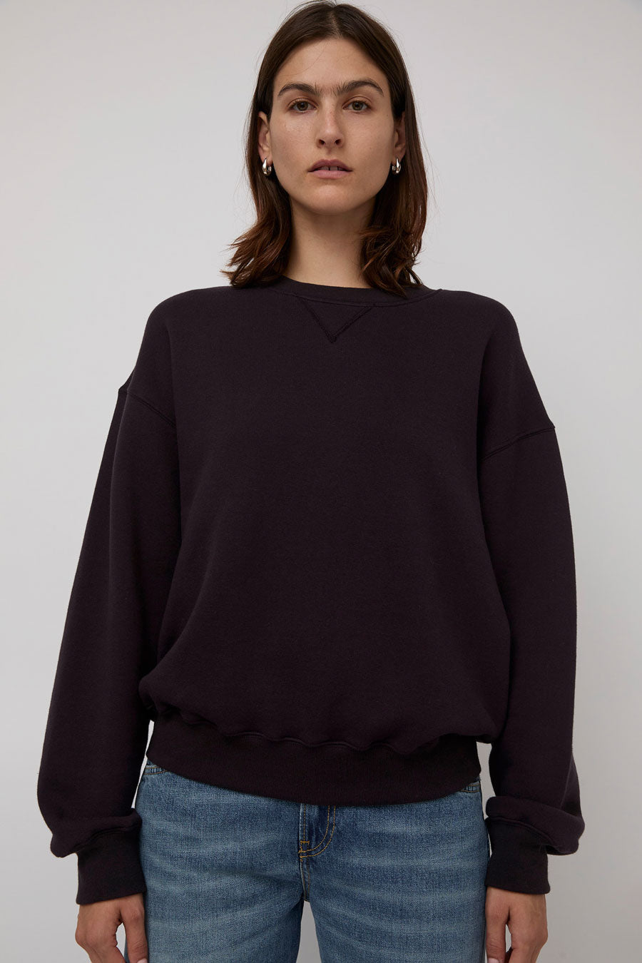 6397 Deb Sweatshirt in Deep Purple