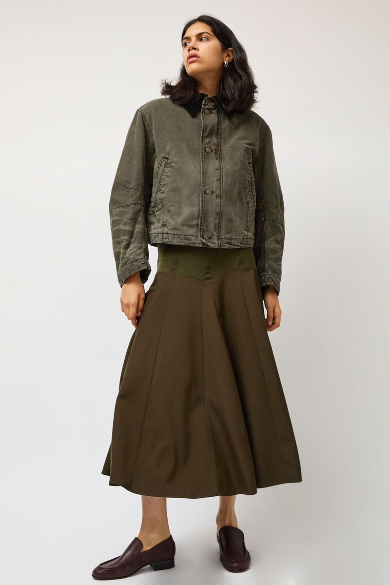 6397 Flight Jacket in Olive