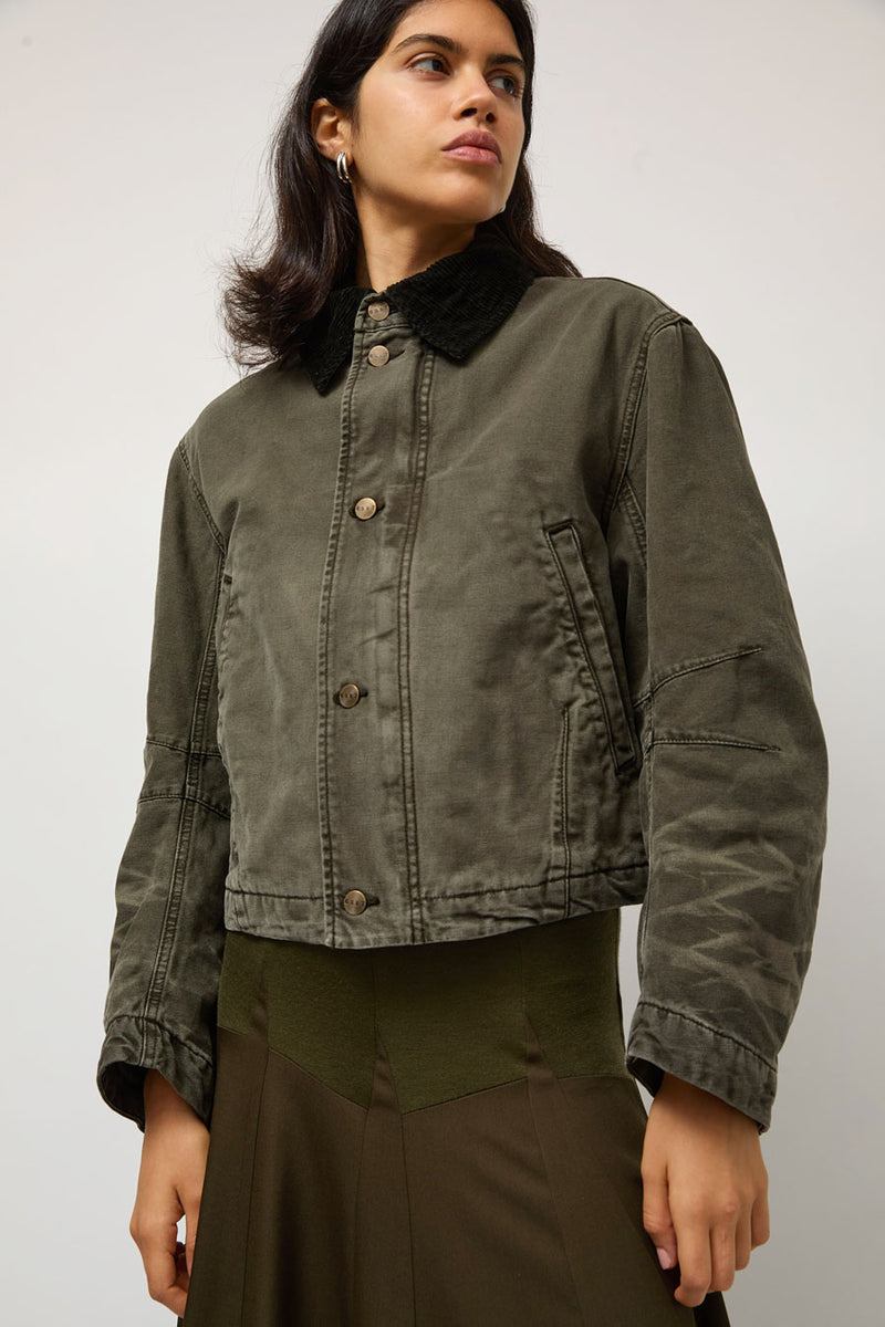 6397 Flight Jacket in Olive