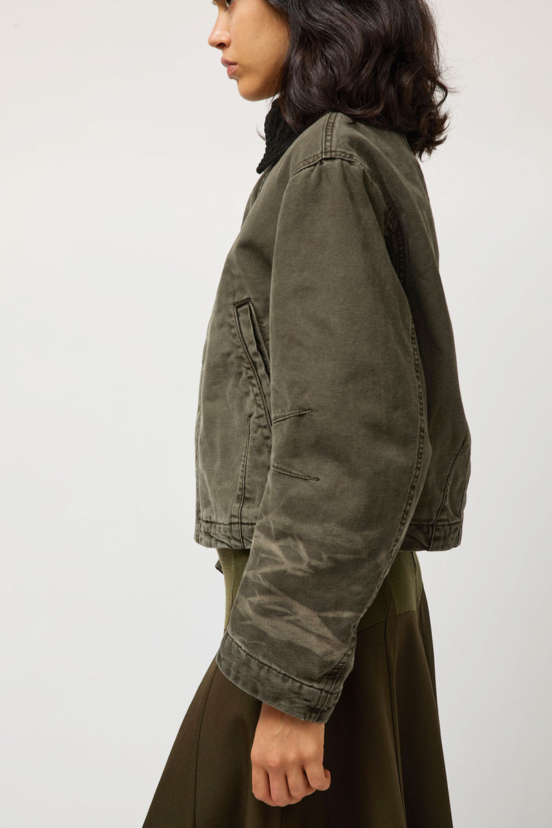6397 Flight Jacket in Olive