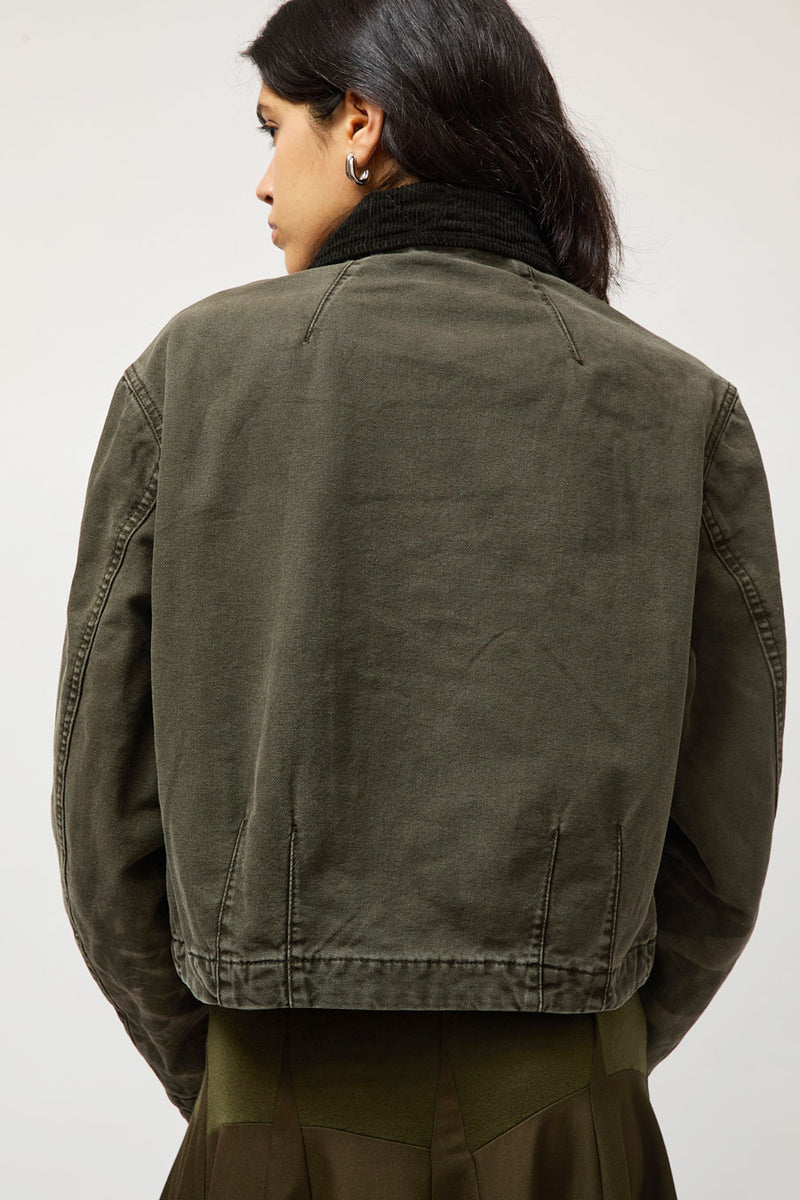 6397 Flight Jacket in Olive