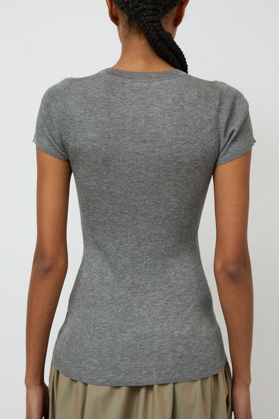 6397 Heirloom Tee in Heather Grey