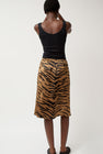 6397 Printed Slip Skirt in Tiger Print