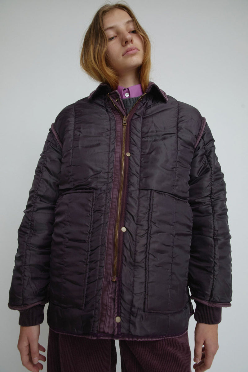 6397 Reversible Freezer Jacket in Viola – No.6 Store