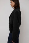 6397 Rib Blazer Jacket in Charcoal
