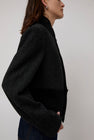 6397 Rib Blazer Jacket in Charcoal