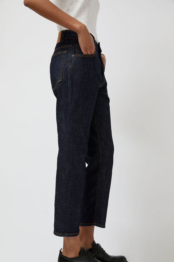 6397 Shorty Jean in Dark Rinse