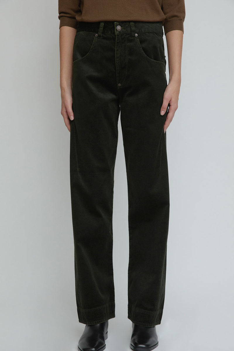 6397 Side Dart Pant in Caper
