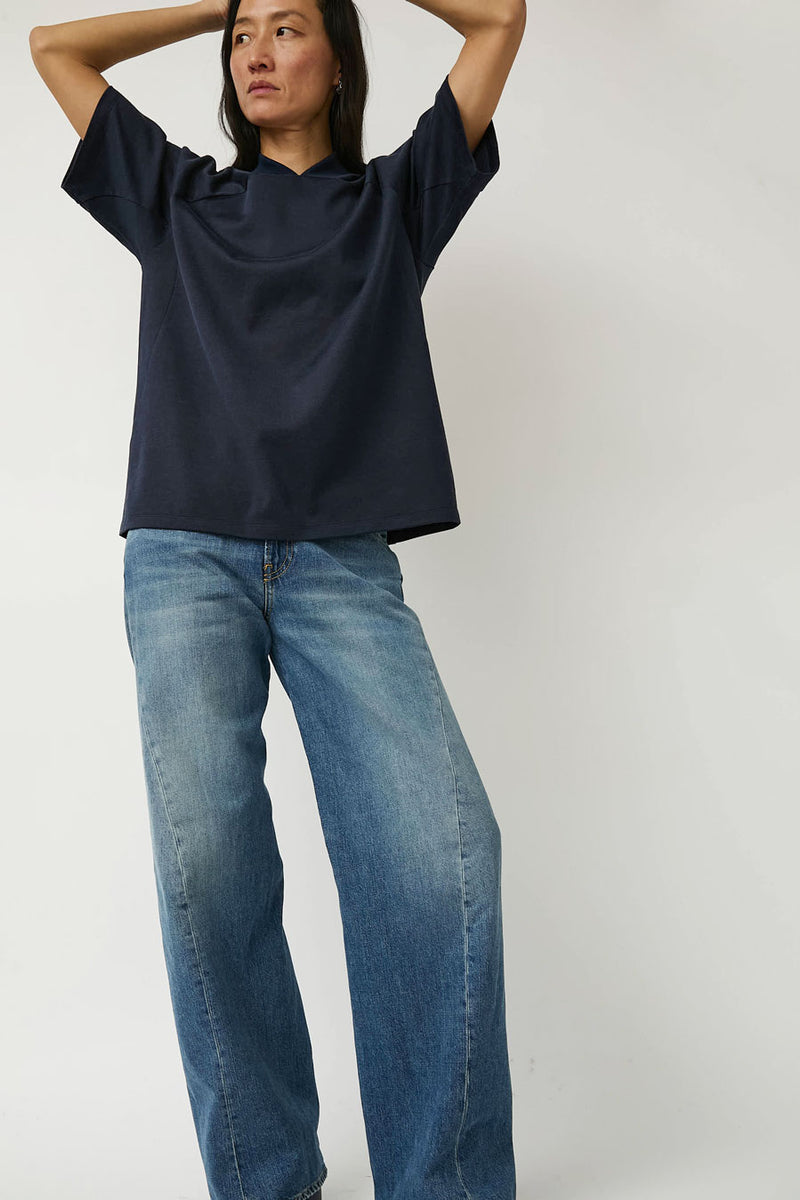 6397 Soccer Jersey Tee in Navy