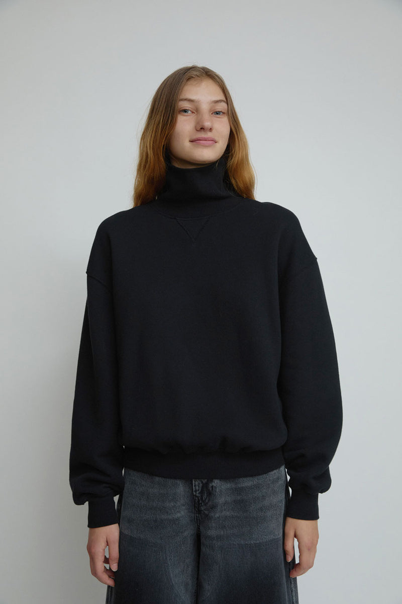 6397 Turtleneck Deb Sweat Shirt in Starling