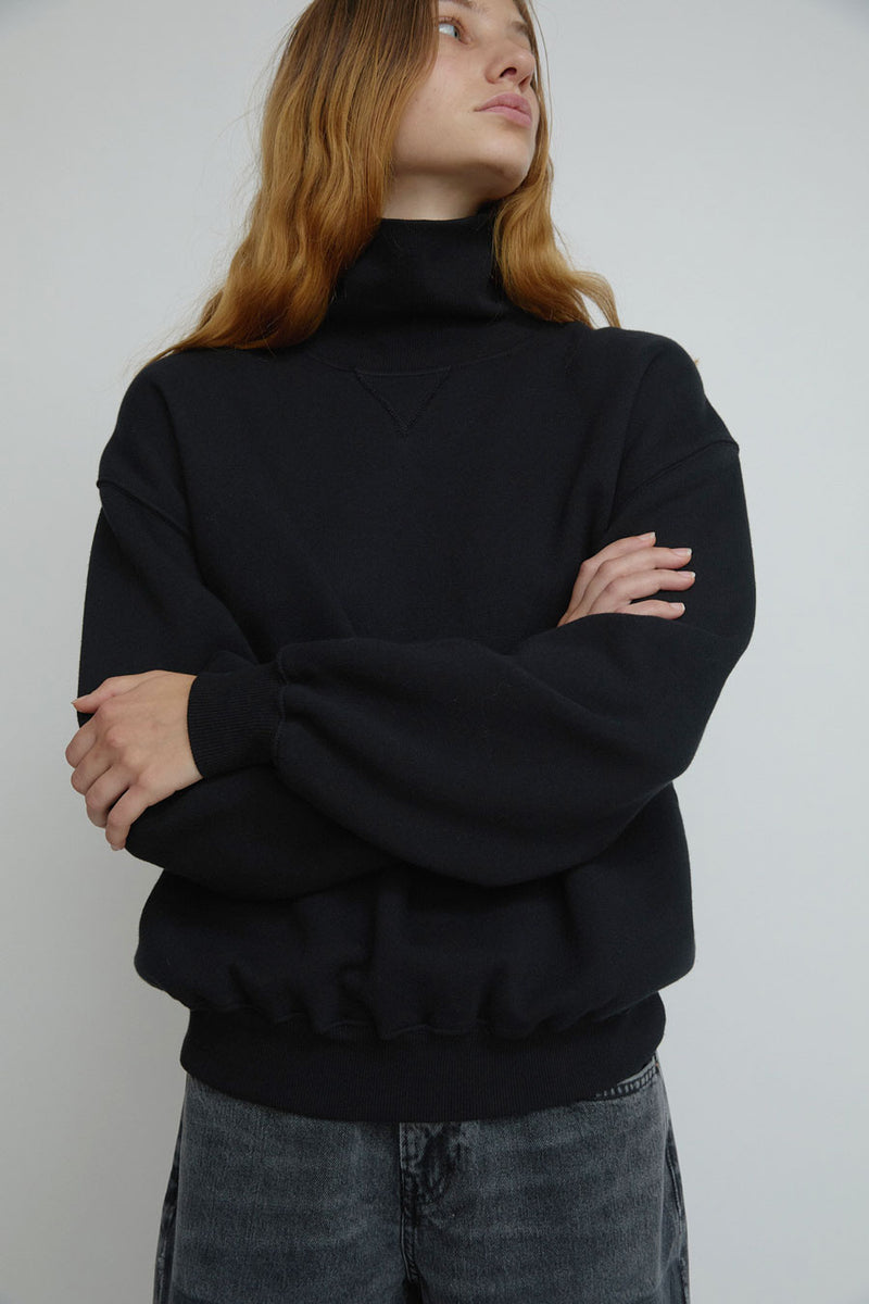 6397 Turtleneck Deb Sweat Shirt in Starling