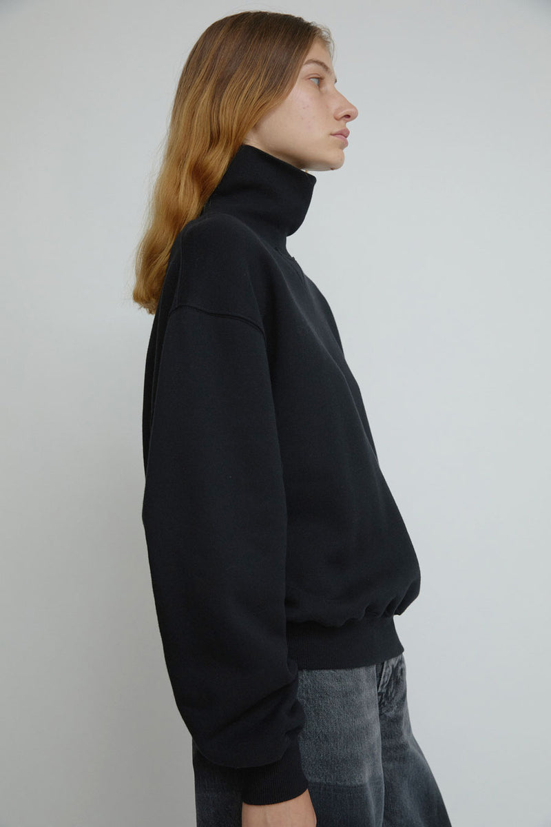 6397 Turtleneck Deb Sweat Shirt in Starling
