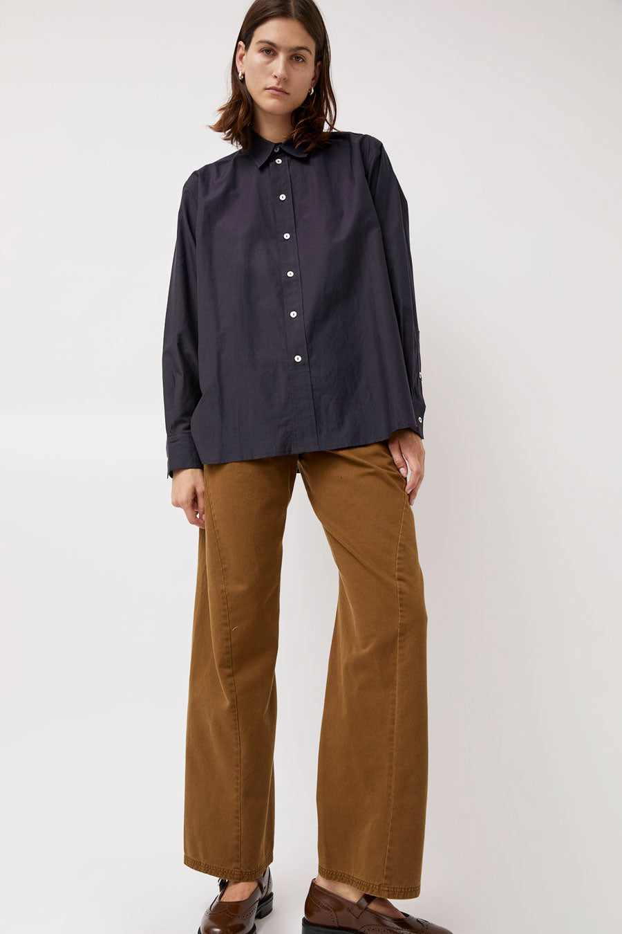 6397 Twisted Seam Pant in Caramel