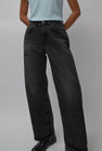 6397 Wide Jean in Black Brown
