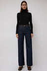 6397 Wide Jean in Raw Rinsed with Contrast WB