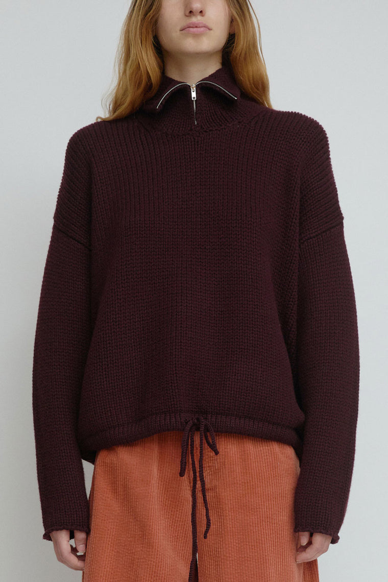 6397 Borden Sweater in Boysenberry